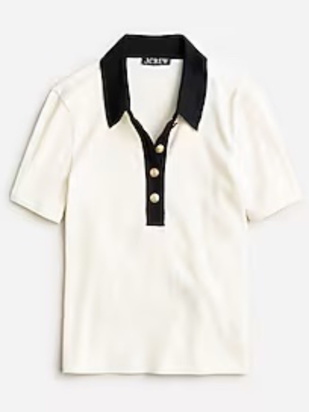 J. Crew vintage rib polo t-shirt